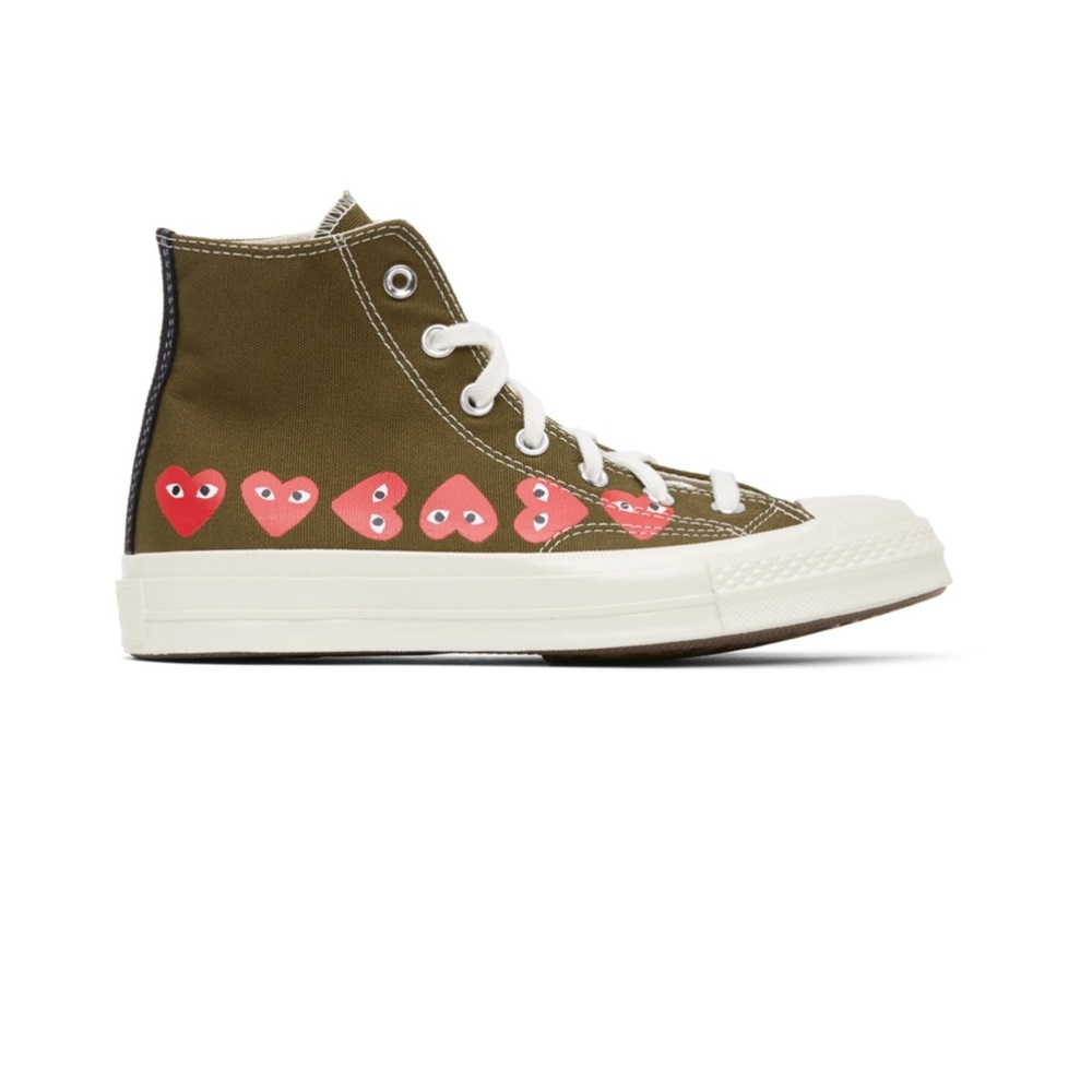 Comme des Garcon Steel Gray/Brown Converse